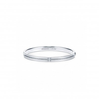 TIFFANY T DIAMOND HINGED BANGLE 60423814